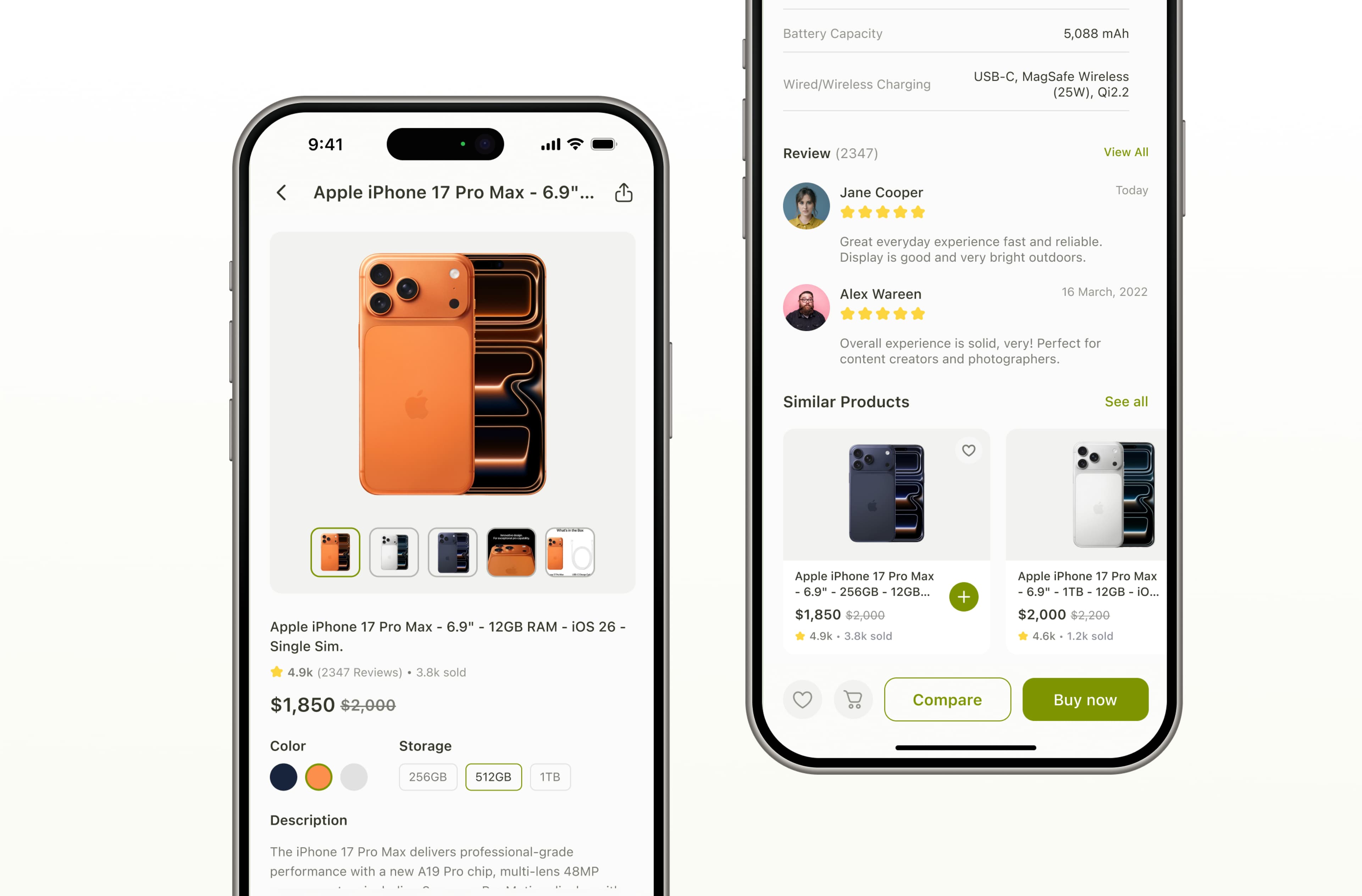 Product page